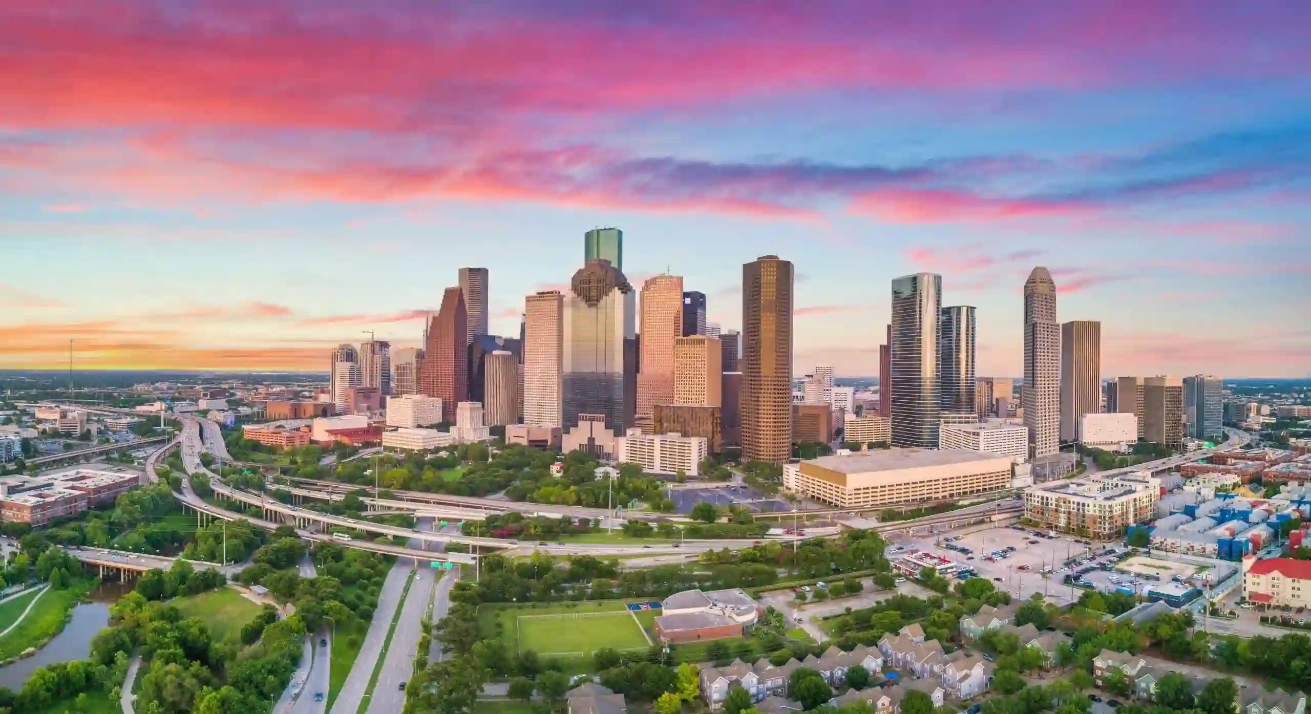 Houston, Texas skyline, Whitwell & Co. virtual advisory services